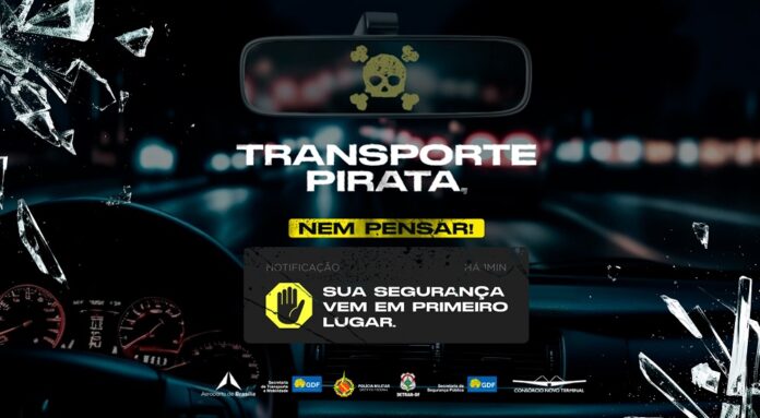 GDF lança campanha para combater transporte pirata