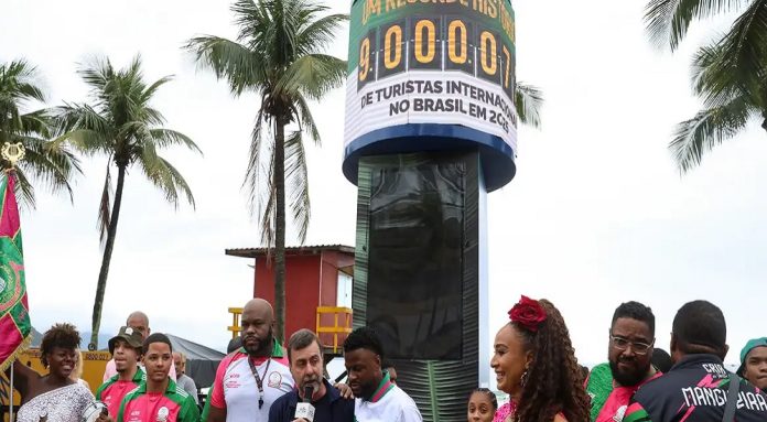Brasil tem recorde de 9 milhões de turistas internacionais em 2025