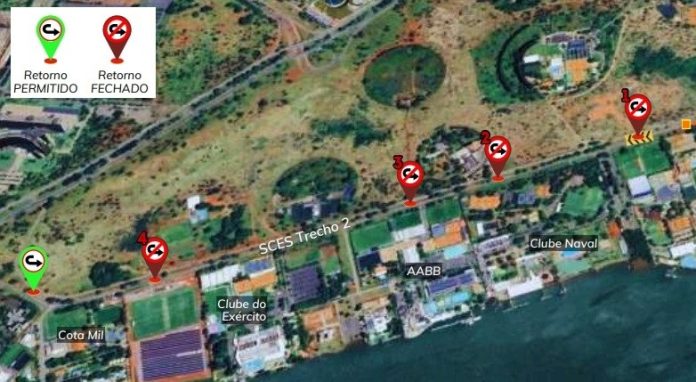 Trânsito é alterado neste fim de semana no centro de Brasília