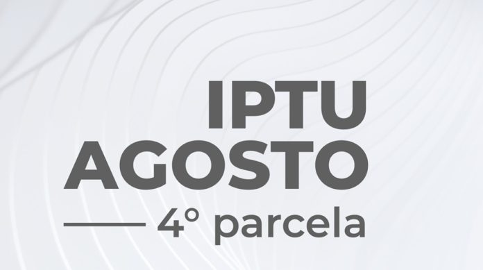 Parcela do IPTU vence a partir desta segunda (10)