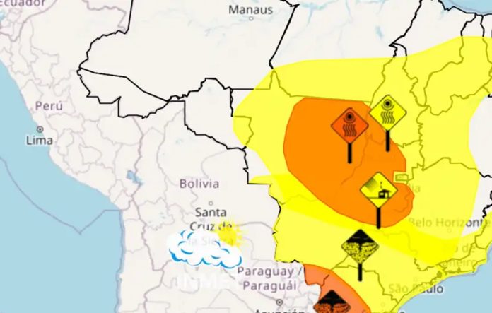 DF recebe alerta amarelo nesta quarta com risco de tempestades