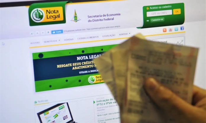 Nota legal começa pagar contribuintes nesta semana